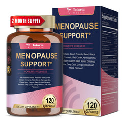 Totaria 40-en-1, cápsulas para menopausia, apoyo suave al equilibrio hormonal.