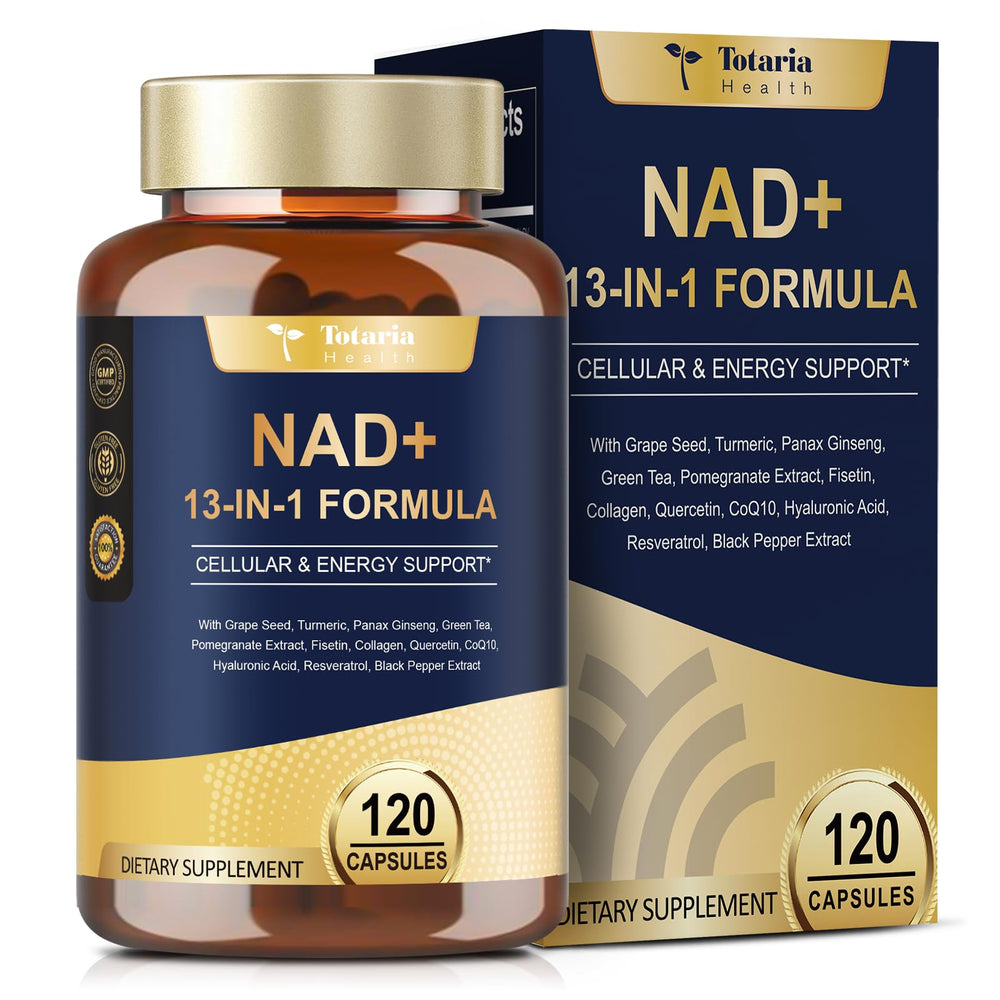 Totaria frasco delantero mostrando la etiqueta clara y profesional, transmite confianza