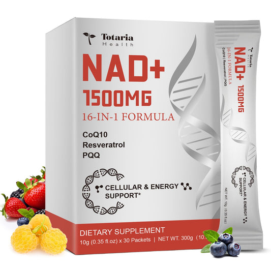Totaria frente del empaque mostrando diseño y beneficio de energía