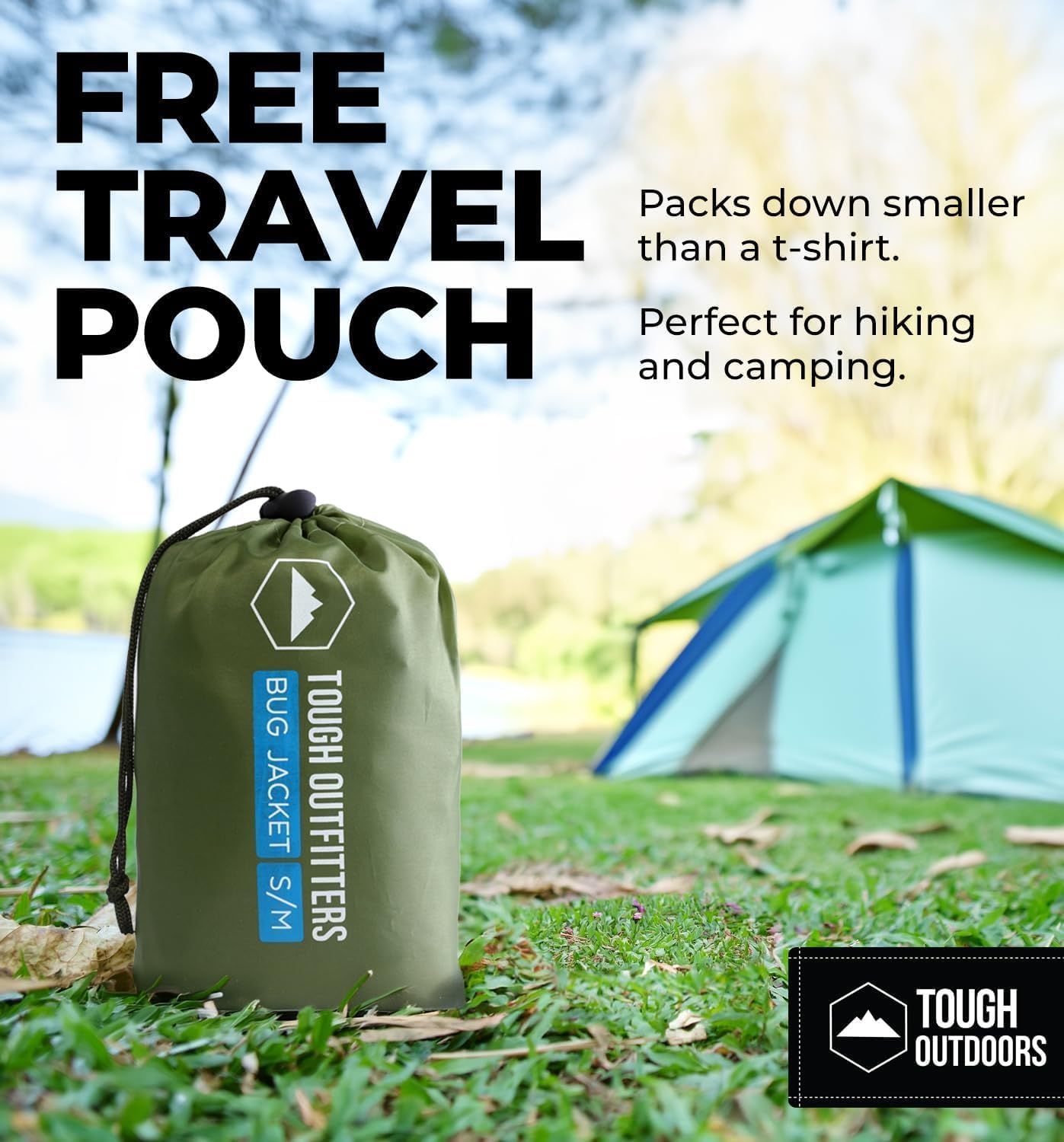 Tough Outdoors cierre y cordones en pierna para ajuste y sellado