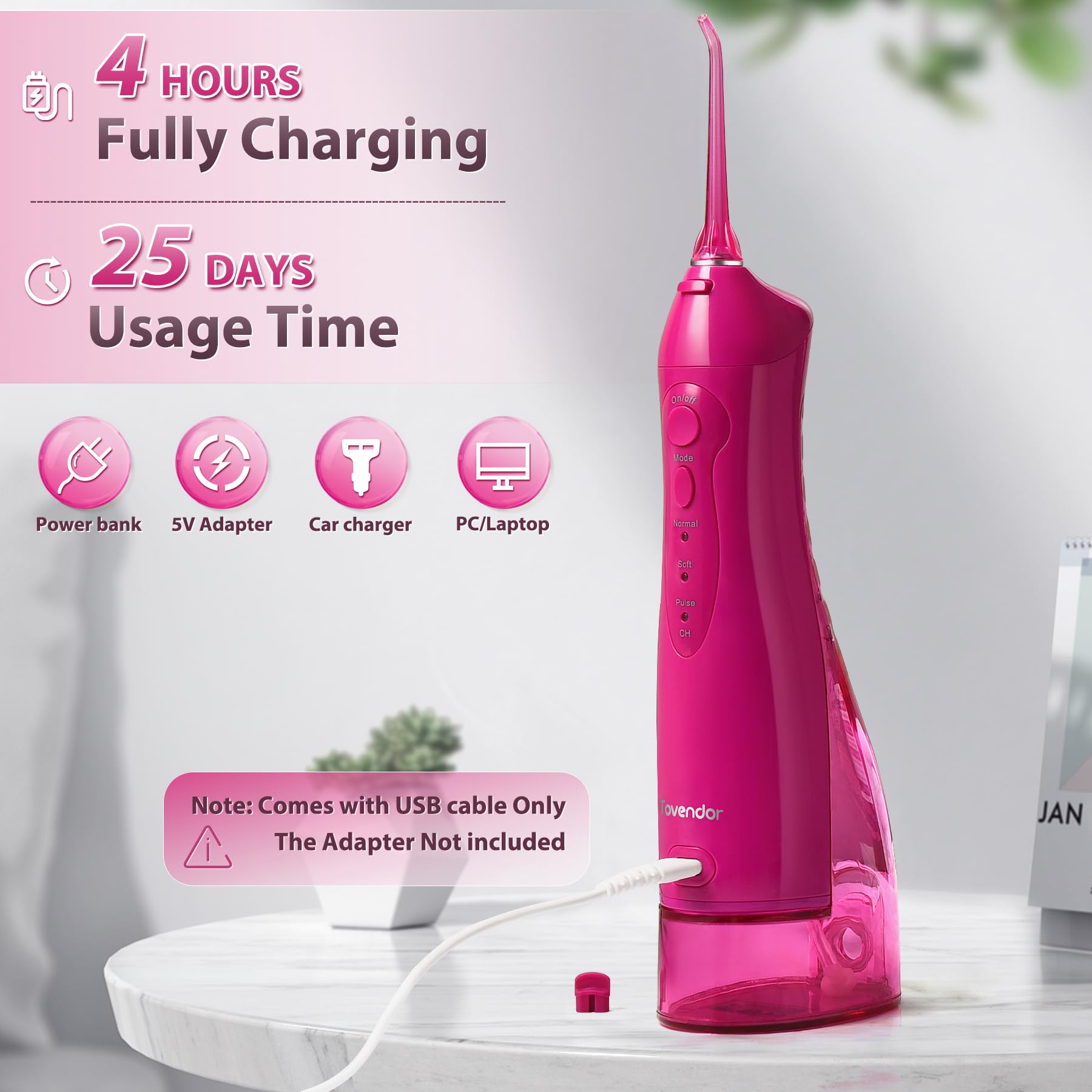 Tovendor primer plano de punta de limpieza que evidencia calidad y detalle