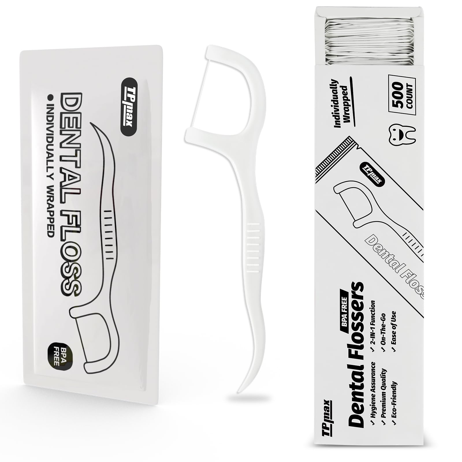 TPmax empaque frontal 500 unidades, higiene lista para distribuir