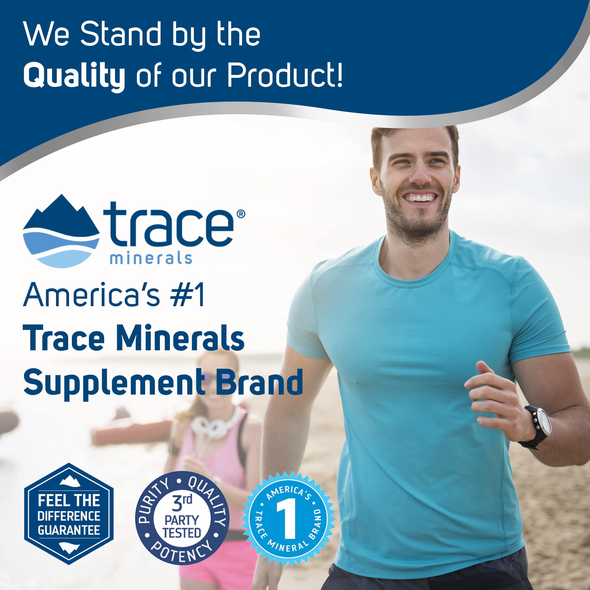Trace Minerals etiqueta nutricional mostrando contenido mineral y origen