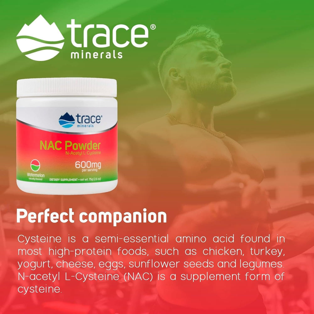 Trace Minerals etiqueta nutricional visible con información clara