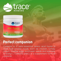 Trace Minerals etiqueta nutricional visible con información clara