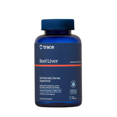 Trace Minerals frasco delante mostrando 180 cápsulas y conveniencia