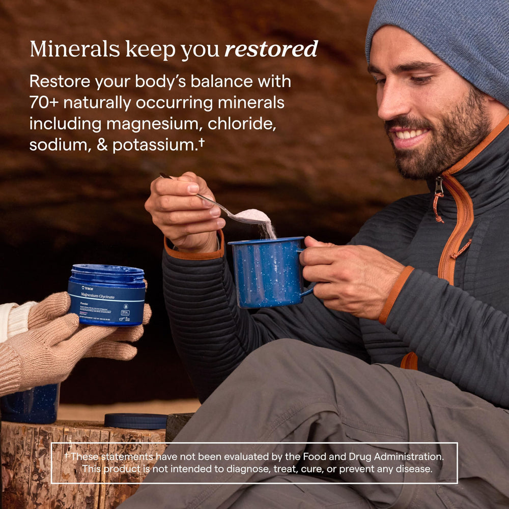 Trace Minerals sello de pruebas de terceros para confianza en calidad