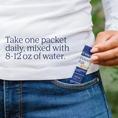 Trace Minerals sobre disolviéndose en agua para hidratación instantánea y refrescante