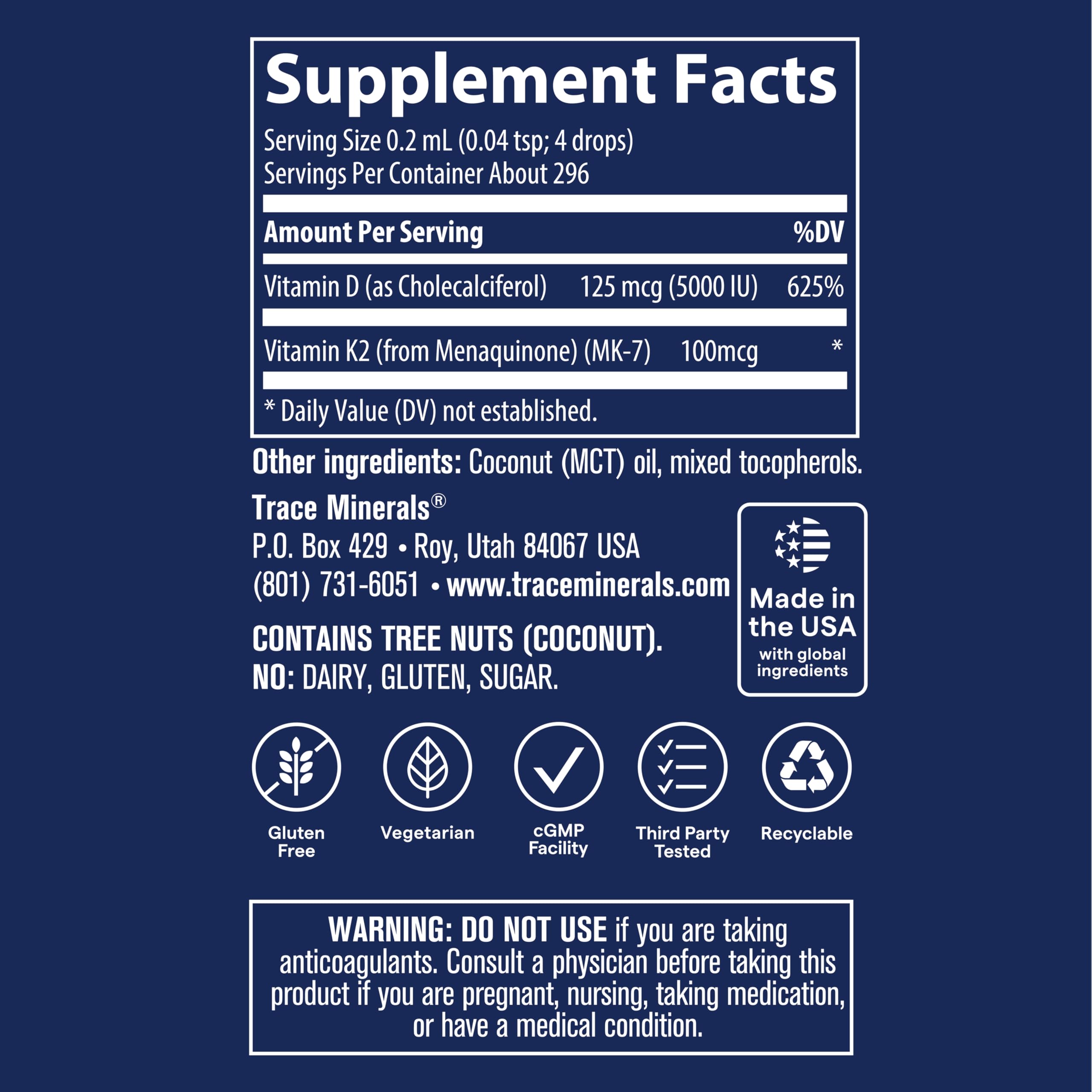 Trace Minerals textura de gotas líquidas que evidencia alta biodisponibilidad