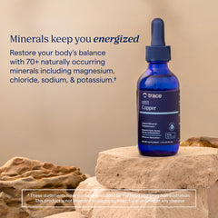 Trace Minerals añadido a batido post-entreno para recuperación y energía