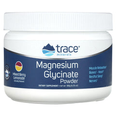 Trace Minerals vaso con bebida Mixed Berry Lemonade listo para beber