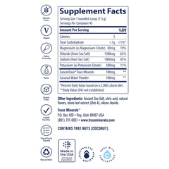 Trace Minerals bebida preparada en vaso mostrando hidratación rápida