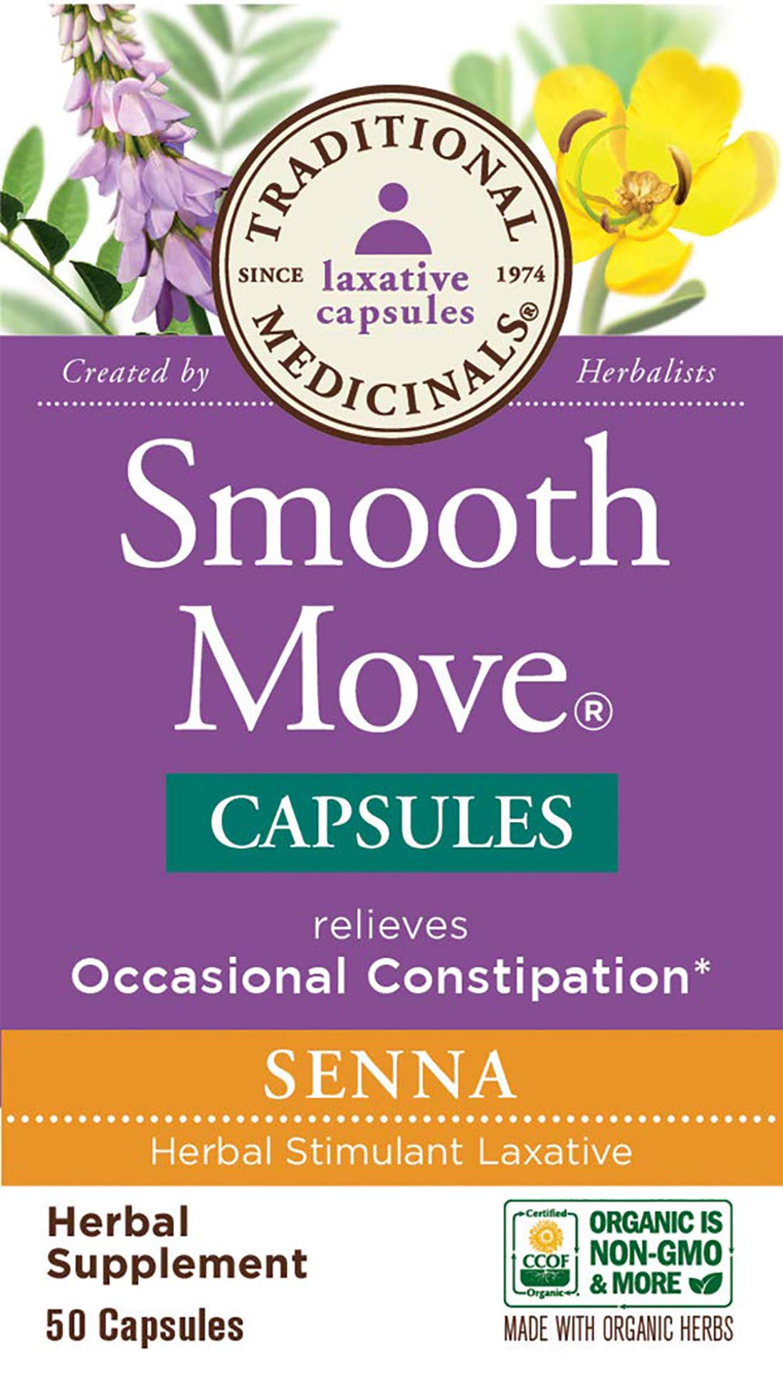 Traditional Medicinals primer plano de cápsula vegetal mostrando pureza y textura