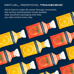 Transcend gel en entorno exterior durante ciclismo, reabastecimiento rápido y práctico
