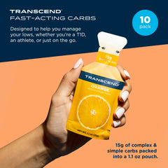 Transcend gel sobre abierto con textura del gel y beneficio de absorción rápida