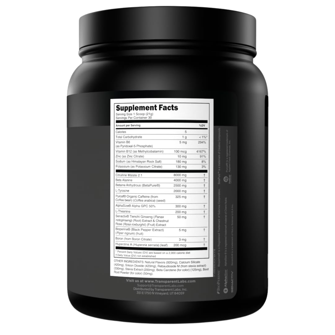 Transparent Labs atleta usando Bulk Black en gimnasio para mayor enfoque
