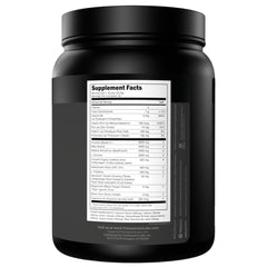 Transparent Labs producto sobre fondo azul frambuesa resaltando sabor natural
