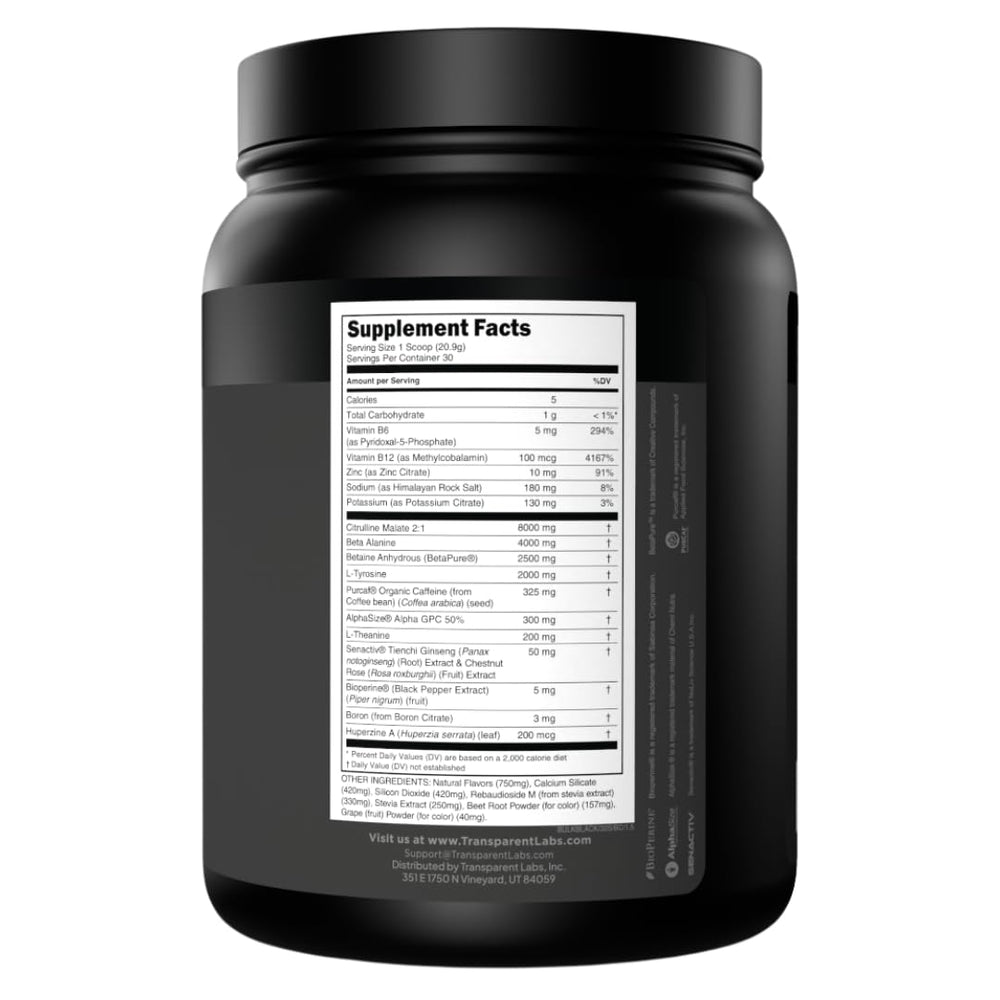 Transparent Labs producto en uso en gimnasio para mayor rendimiento muscular