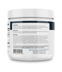 Atleta en gimnasio usando Transparent Labs Creatine HMB antes del entrenamiento