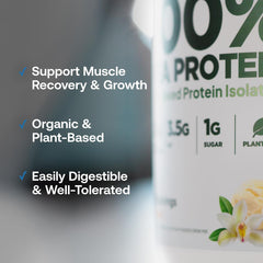 Transparent Labs etiqueta con sellos USDA Organic y sin GMO, confianza en certificaciones