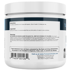 Transparent Labs producto en entorno exterior para recuperación tras esfuerzo