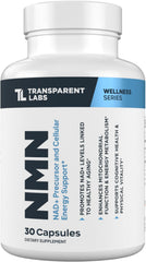 Transparent Labs frasco frontal mostrando la presentación y beneficio de pureza