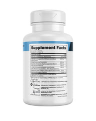 Lateral del empaque Transparent Labs Vitality con información nutricional visible