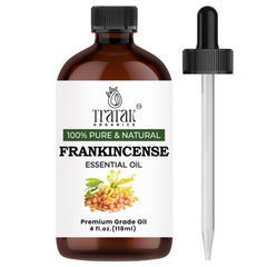 TRATAK ORGANICS botella frontal ámbar con etiqueta visible, conserva aroma