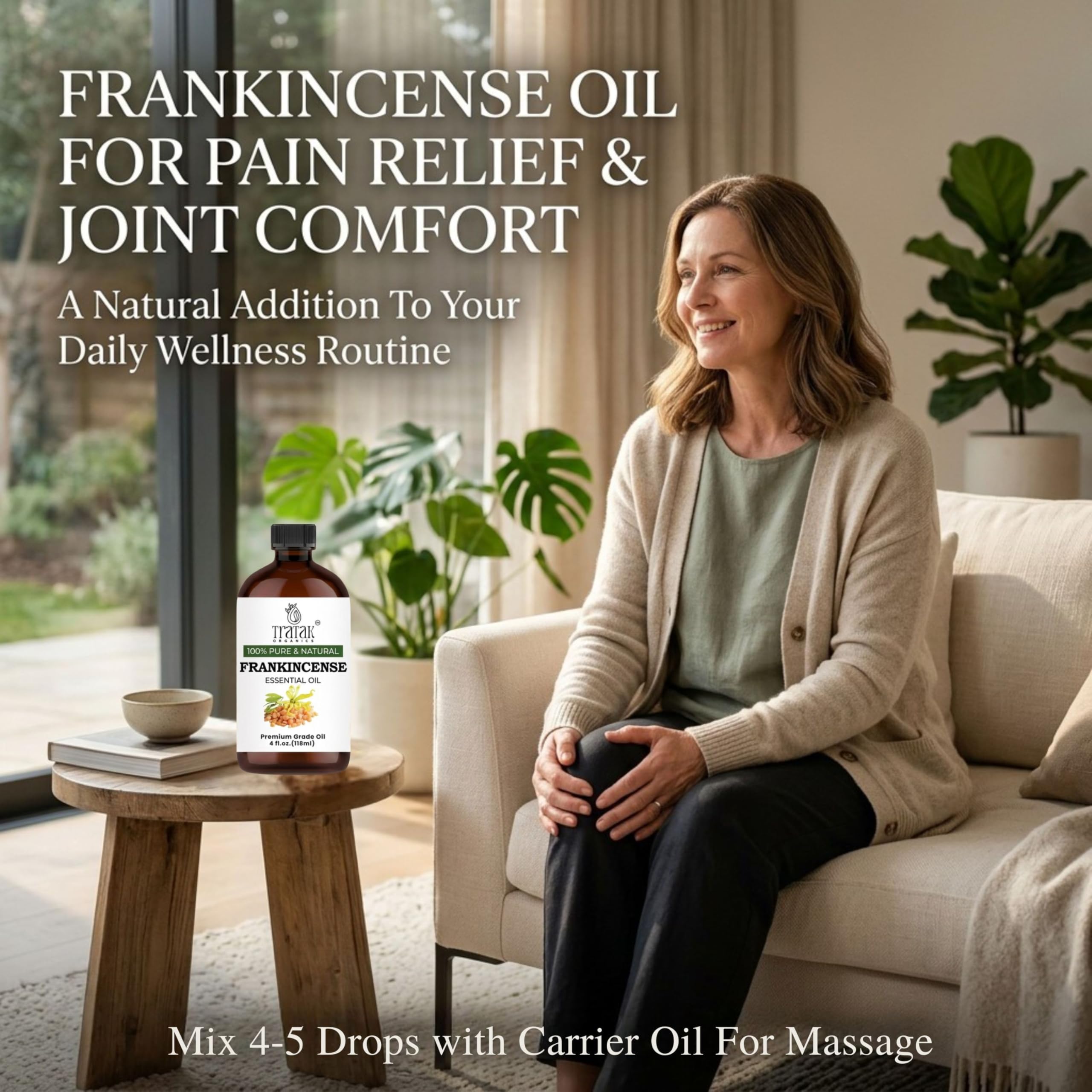 TRATAK ORGANICS difusor con vapor y botella, crea ambiente relajante