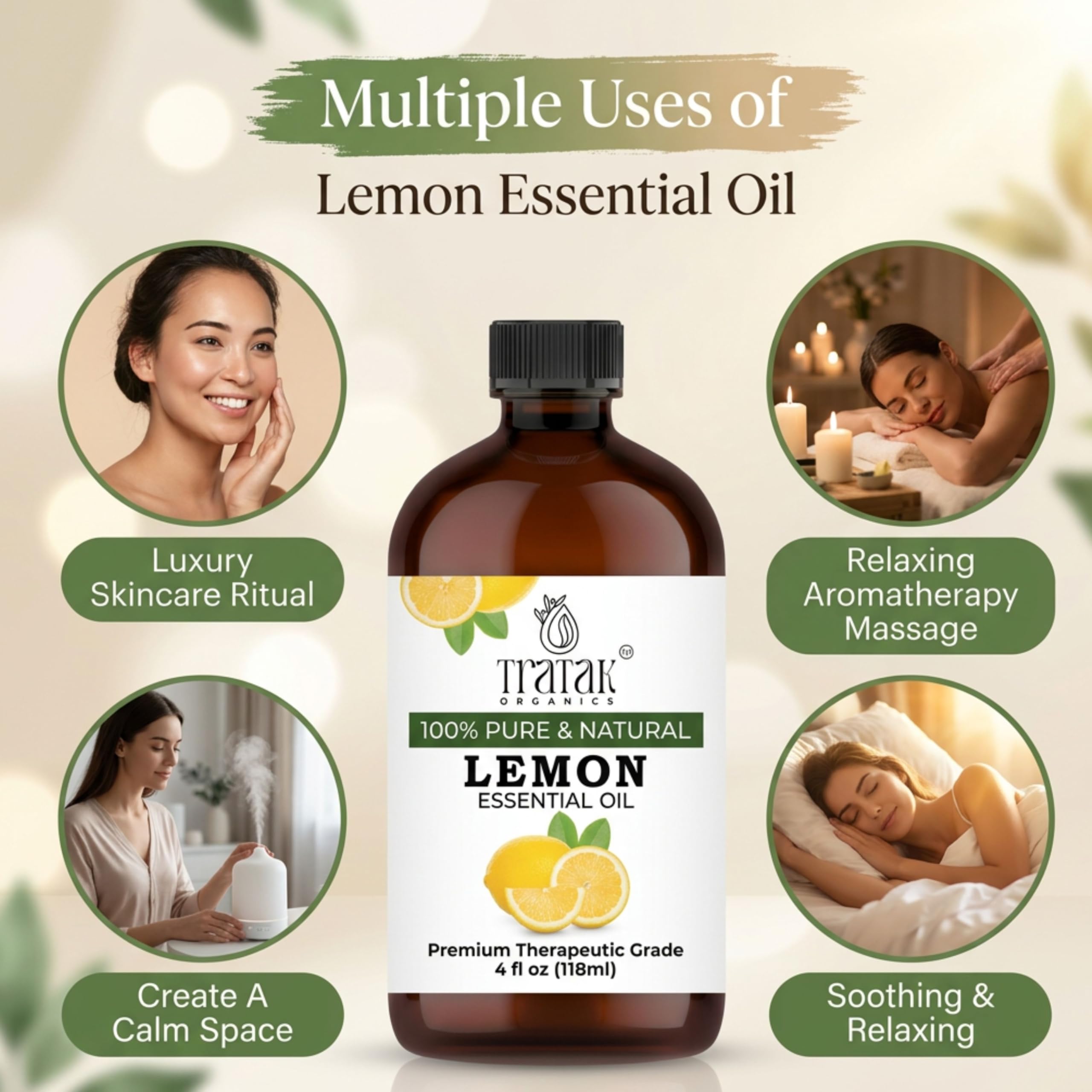 TRATAK ORGANICS cuentagotas dejando caer aceite para dosaje preciso