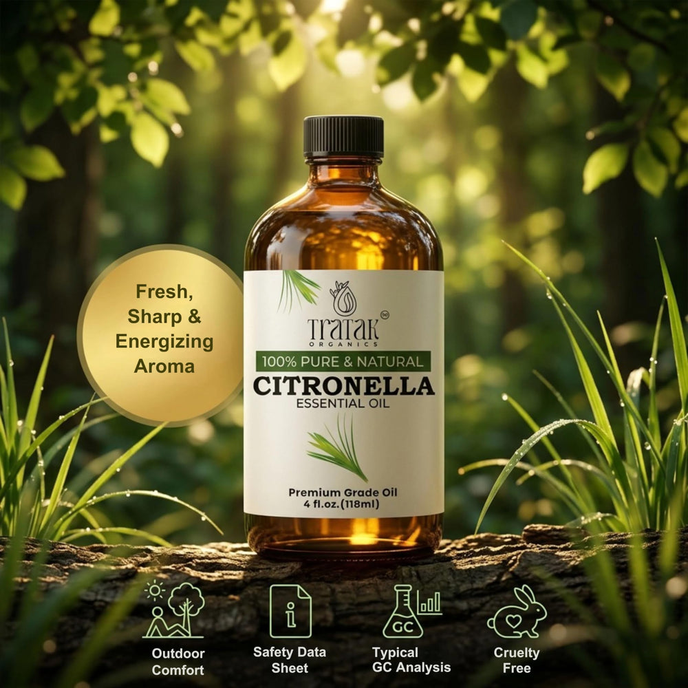 TRATAK ORGANICS aceite usado en vela artesanal para aroma duradero