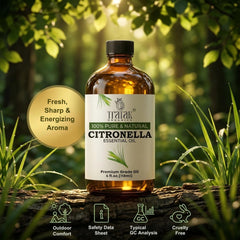 TRATAK ORGANICS aceite usado en vela artesanal para aroma duradero