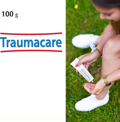 Traumacare textura cremosa que facilita absorción rápida