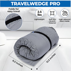 Travelwedge primer plano de la textura de la funda para confort