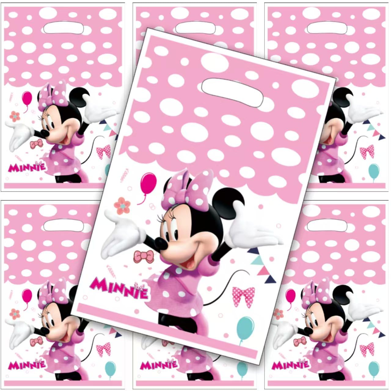TREANY bolsa Minnie vista frontal, imagen llamativa para fiestas
