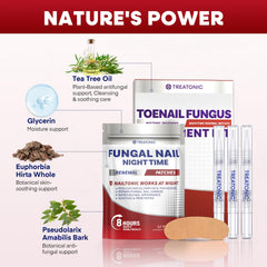 Treatonic contenido completo del kit que ofrece tratamiento diurno y nocturno