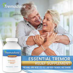 Tremadone envase sobre mesa de desayuno sugiriendo toma con comidas para mejor absorción