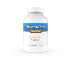 Tremadone vista frontal del envase mostrando presentación y beneficio de apoyo nervioso