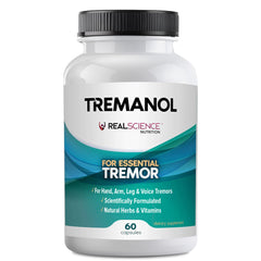 Real Science Nutrition tremanol envase frontal mostrando diseño y claridad, transmite confianza