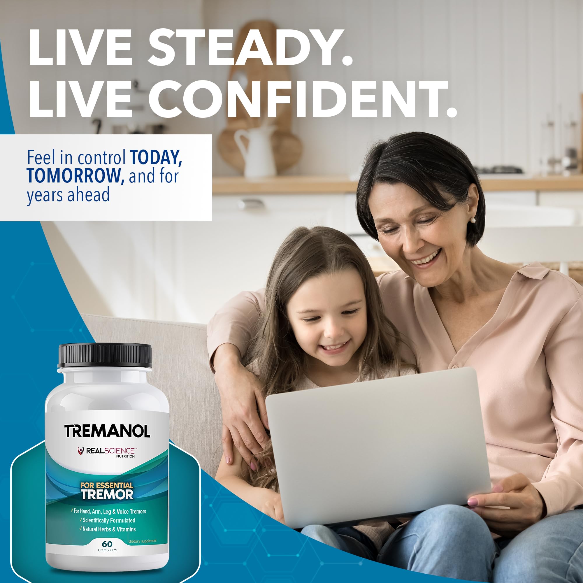 Real Science Nutrition tremanol cápsula abierta para ver contenido y pureza del producto