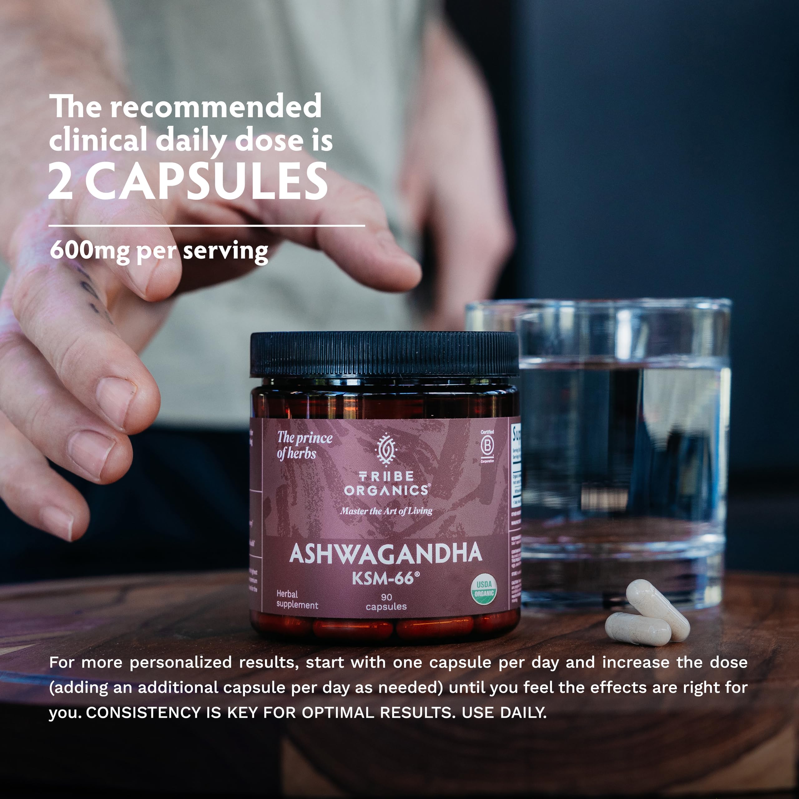 TRIBE ORGANICS etiqueta nutricional enfocada que transmite transparencia