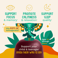 TRIBE ORGANICS gominolas en mano para mostrar tamaño y dosificación