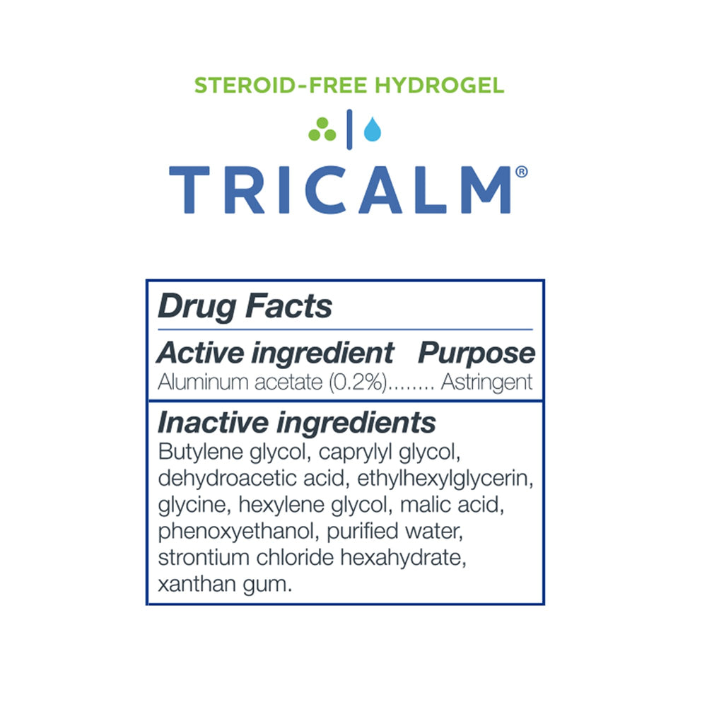 TriCalm tubo y caja 2 fl oz ideal para llevar en viajes y salidas