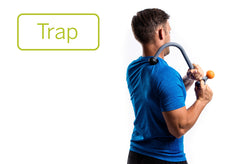 TRIGGERPOINT AcuCurve junto a regla mostrando longitud y portabilidad