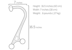 TRIGGERPOINT AcuCurve bolas dobles liberando músculos cerca de la columna