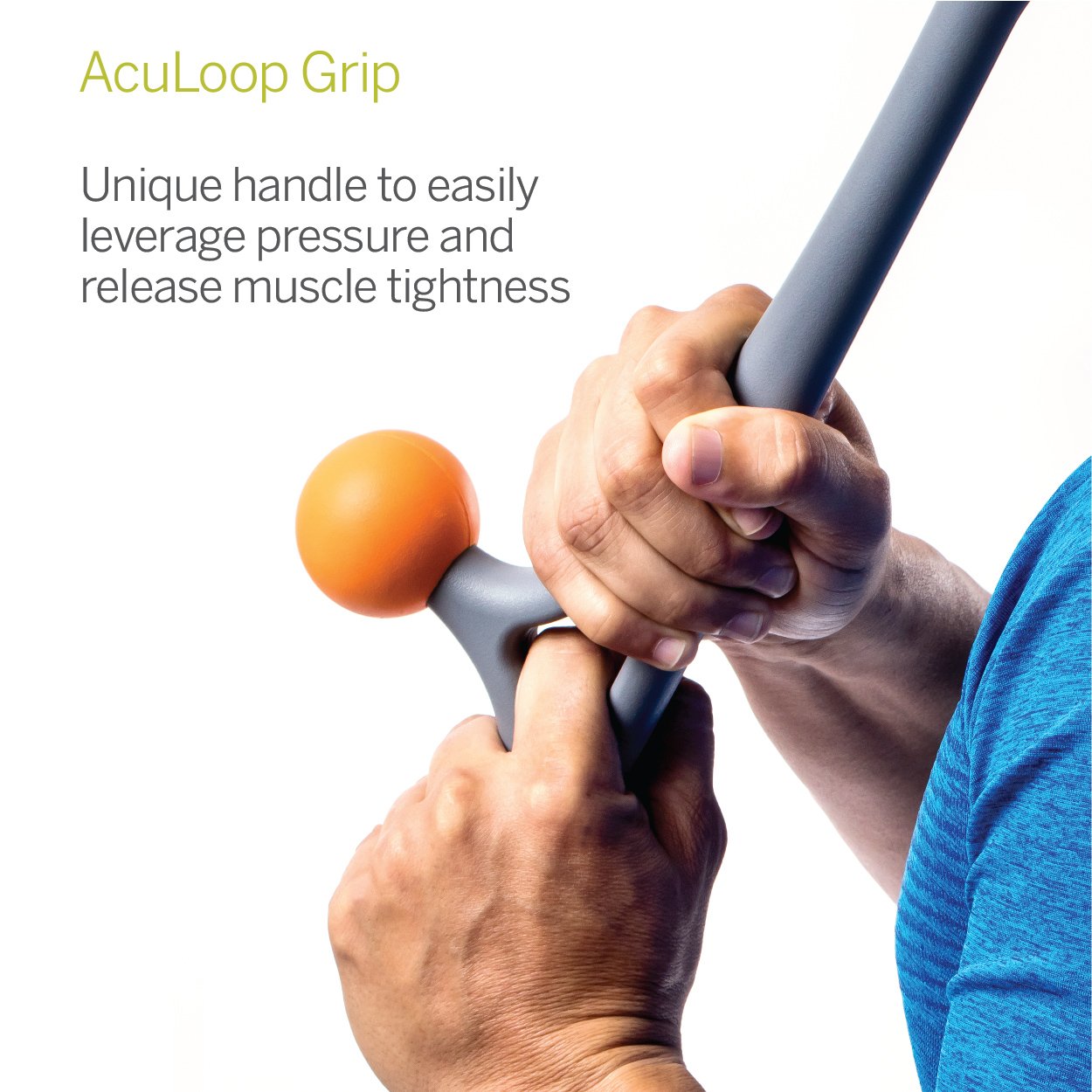 Detalle del material del TRIGGERPOINT AcuCurve que aporta durabilidad
