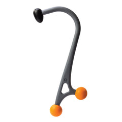 TRIGGERPOINT AcuCurve vista frontal mostrando forma ergonómica y alcance