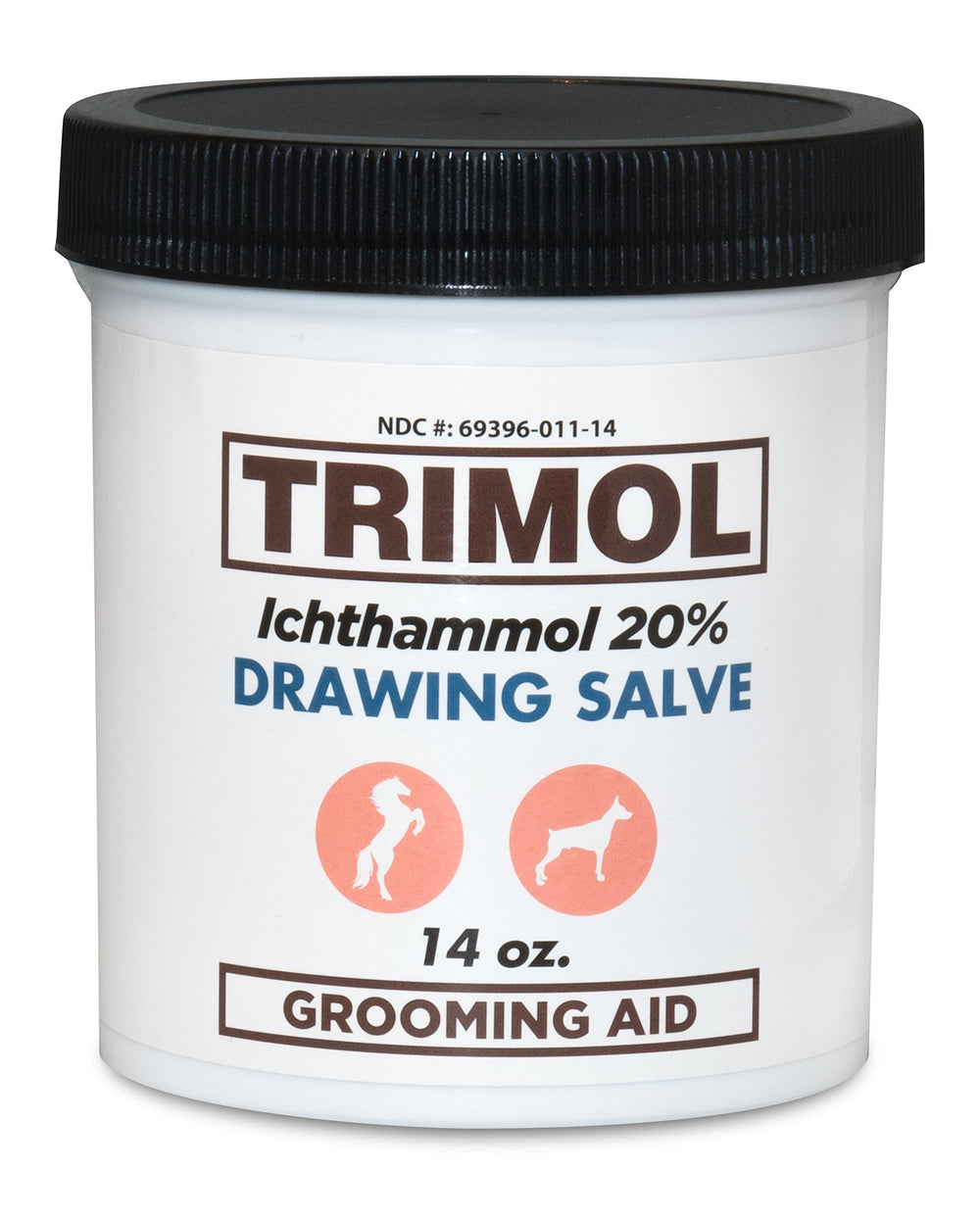 Tarro TRIMOL Ichthammol 20% frente mostrando presentación y tamaño práctico