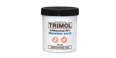 Closeup de ingredientes TRIMOL Ichthammol mostrando la lista esencial