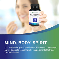 TRIO NUTRITION composición con vitamina B6 destacada para absorción